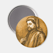 Geoffrey Chaucer Magnet (Vorderseite/Rückseite)