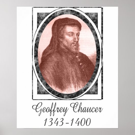 Geoffrey Chaucer Poster (Vorne)