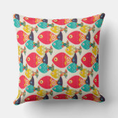 Geofisch-Elfenbein Kissen (Rückseite)