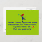 GeoFriend Gewollt Postkarte (Vorne/Hinten)