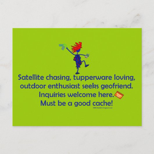 GeoFriend Gewollt Postkarte (Vorderseite)