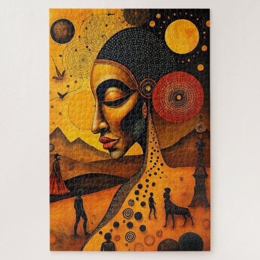 GeoFusion – Modern Shapes Puzzle (Vertikal)