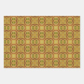 Geogeometrisches Muster Nr. 5 Geschenkpapier Set (Vorderseite 2)