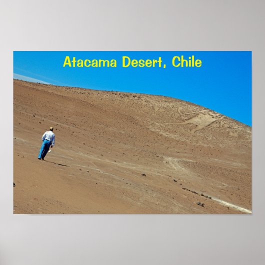 Geoglyph El Gigante, Chile Poster (Vorne)