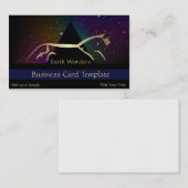 Geoglyph Uffington White Horse Visitenkarte (Vorne/Hinten)