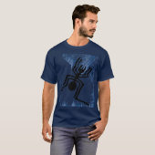 Geoglyphen von Nazca Lines - Blauer Spinne T-Shirt (Vorne ganz)
