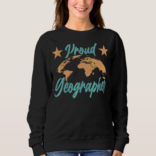 Geograf-Lehrer Geografie Student Geograp Sweatshirt (Vorderseite)