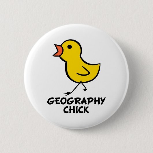 Geografie Chick Button (Vorderseite)