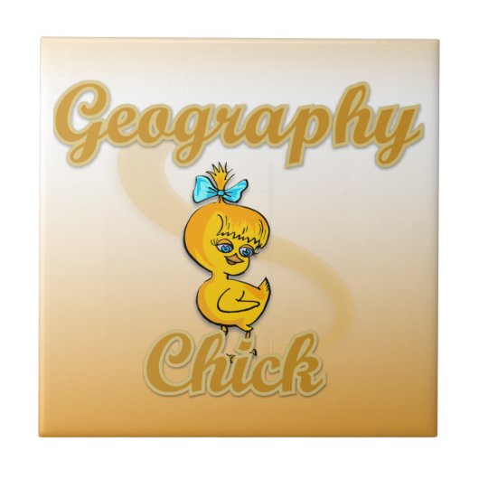 Geografie Chick Fliese (Vorderseite)