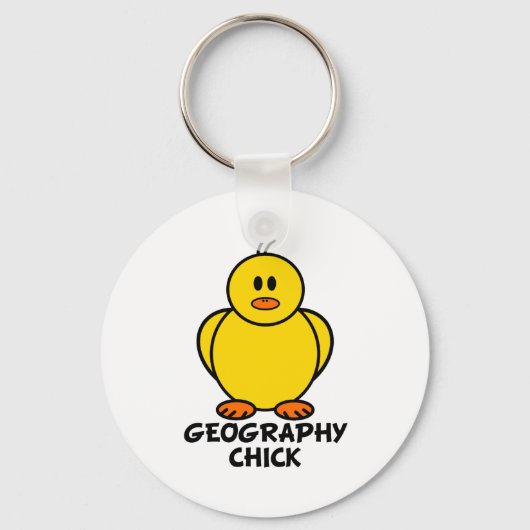 Geografie Chick Schlüsselanhänger (Vorderseite)
