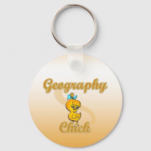 Geografie Chick Schlüsselanhänger (Vorderseite)