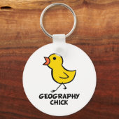 Geografie Chick Schlüsselanhänger (Vorderseite)