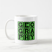 Geografie, Das Studium der Landmasse Kaffeetasse (Links)