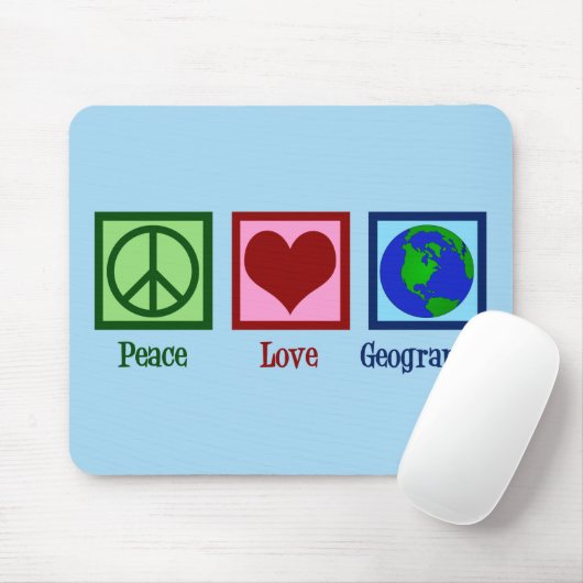 Geografie der Liebe Mousepad (Mit Mouse)