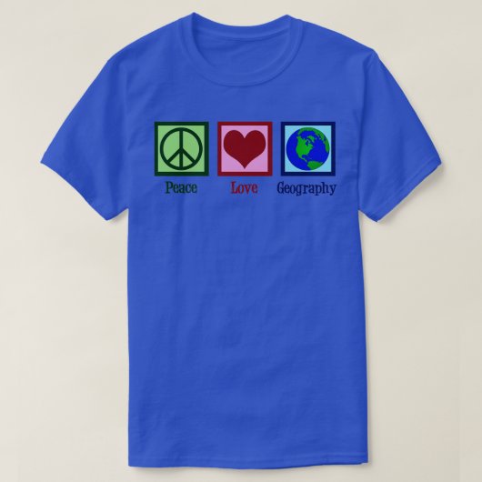 Geografie der Liebe T-Shirt (Design vorne)