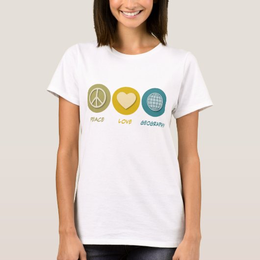 Geografie der Liebe T-Shirt (Vorderseite)