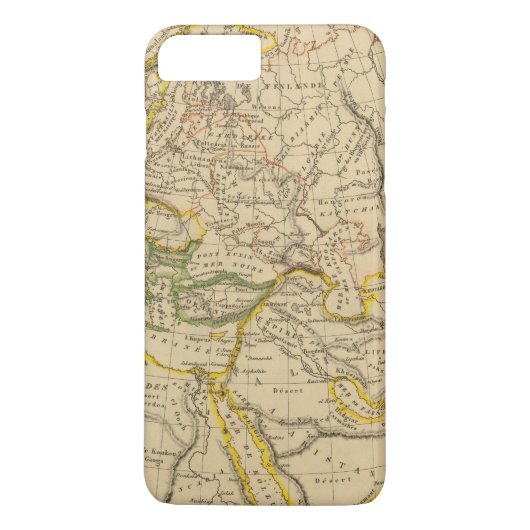 Geografie der Mittelalter Case-Mate iPhone Hülle (Rückseite)