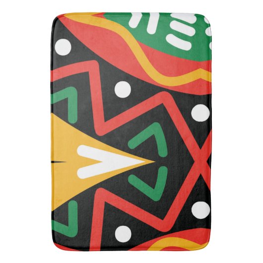 Geografie der schwarzen Geschichte Badematte (Vorderseite Vertikal)