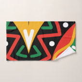 Geografie der schwarzen Geschichte Badhandtuch Set (Handtuch)