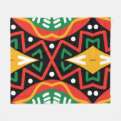 Geografie der schwarzen Geschichte Fleecedecke (Vorderseite (Horizontal))