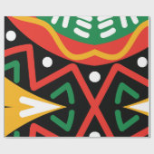 Geografie der schwarzen Geschichte Geschenkpapier (Flach)