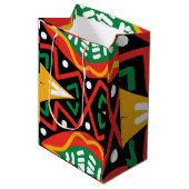 Geografie der schwarzen Geschichte Mittlere Geschenktüte (Vorderseite Schrägansicht)