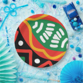 Geografie der schwarzen Geschichte Pappteller (Party)