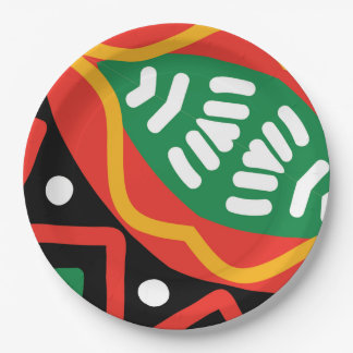 Geografie der schwarzen Geschichte Pappteller