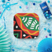 Geografie der schwarzen Geschichte Pappteller (Party)