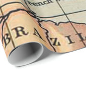 Geografie der Weltkarte Geschenkpapier (Rolleneckpunkt)