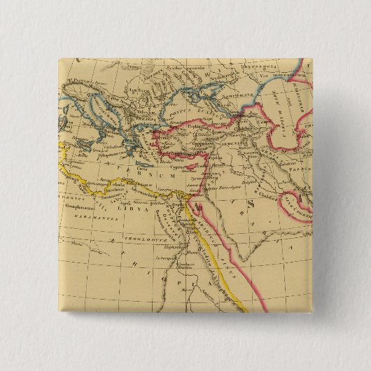 Geografie des Herodotus Button (Vorderseite)