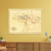 Geografie des Herodotus Leinwanddruck (Insitu (Wohnzimmer))