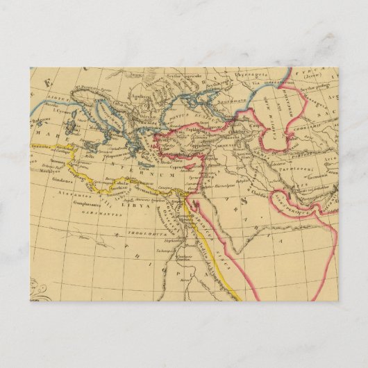 Geografie des Herodotus Postkarte (Vorderseite)