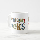 Geografie-Felsen Kaffeetasse (Vorderseite Links)