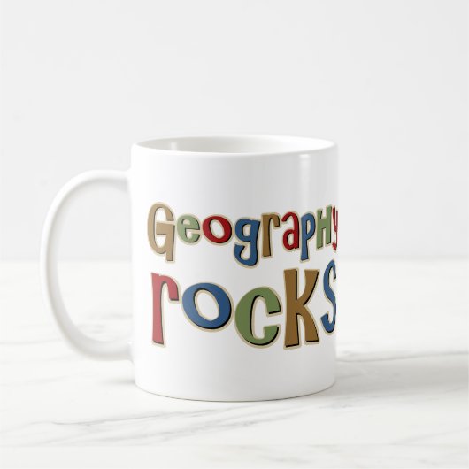 Geografie-Felsen Kaffeetasse (Links)