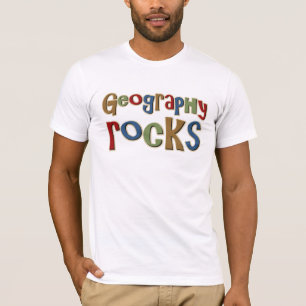 Geografie-Felsen T-Shirt
