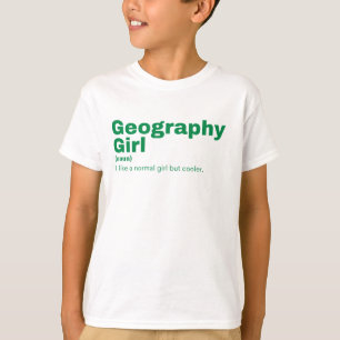 Geografie Girl - Geografie T-Shirt