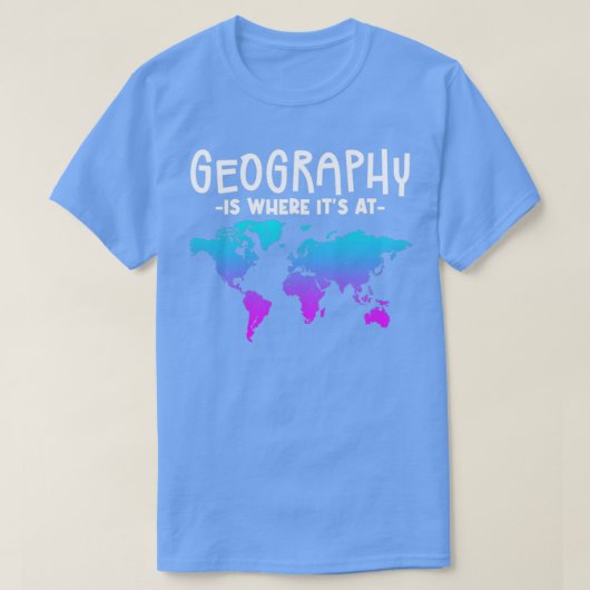 Geografie ist dort mit 1 T-Shirt (Design vorne)
