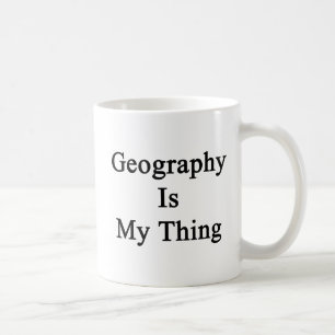 Geografie ist meine Sache Kaffeetasse