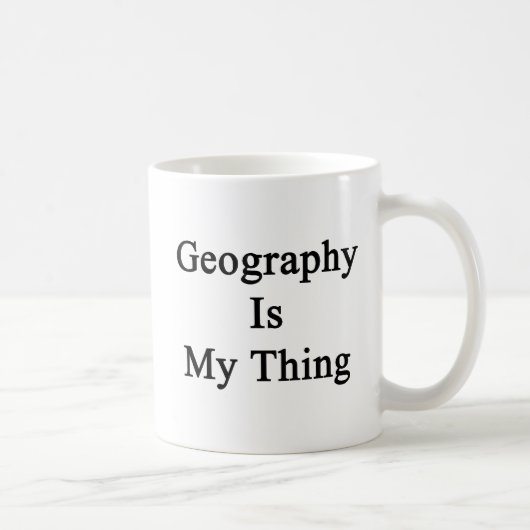 Geografie ist meine Sache Kaffeetasse (Rechts)