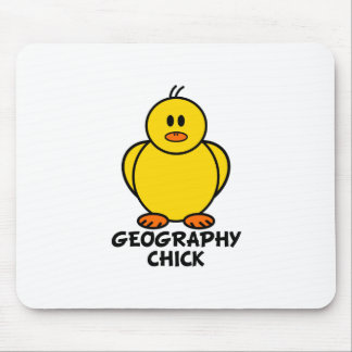 Geografie-Küken Mousepad