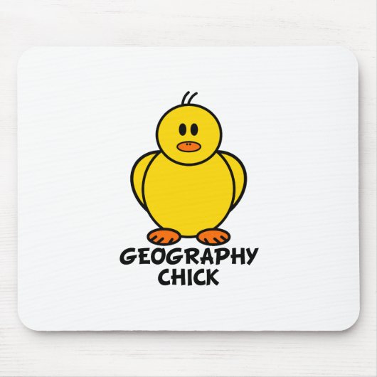 Geografie-Küken Mousepad (Vorne)