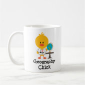 Geografie-Küken-Tasse Kaffeetasse (Links)
