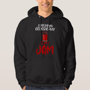 Geografie lehren ist mein Jam-Lehrer-Geograf Hoodie