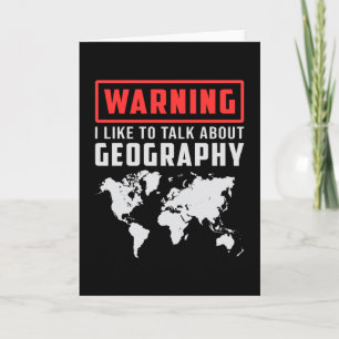 Geografie Lehrer Funny Map setzt Weltgeschenk fort Karte