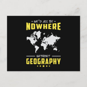 Geografie Lehrer Funny World Kontinente Kartengesc Postkarte
