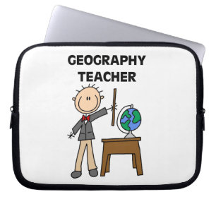 Geografie-Lehrer Laptopschutzhülle