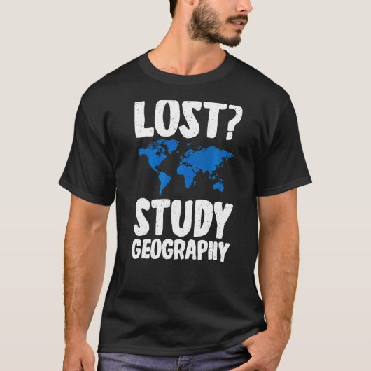Geografie-Lehrer T-Shirt (Vorderseite)