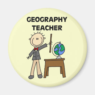 GEOGRAFIE-LEHRER T-Shirts und Geschenke Magnet