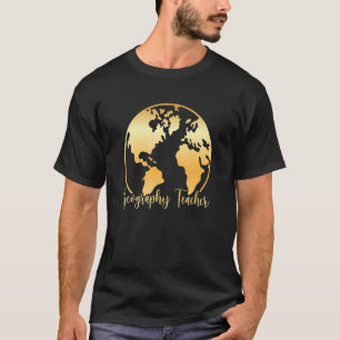 Geografie-Lehrer Weltkarte Geografie T-Shirt